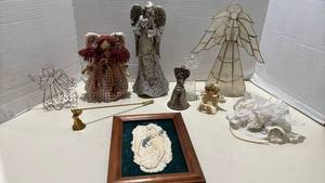 lot 1373 image: Angel Figurine and Decorative Item Collection