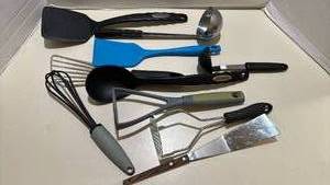 lot 1444 image: Kitchen Utensil Set with Wire Storage Drawers