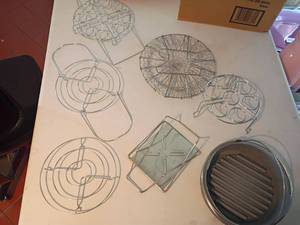 lot 1550 image: Egg Holders, Insta Pot Inserts, Wire Basket and More