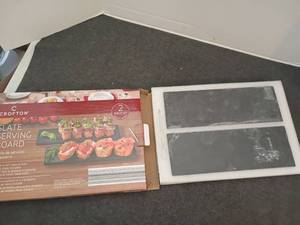 lot 1574 image: 2 Slate Serving Boards