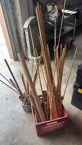 lot 4100 image: Wooden Dowels and Sticks