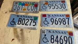 lot 4140 image: License Plates