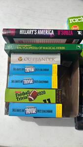 lot 4219 image: Mixed Book Collection - Cookbooks, Calendars, and Reference Books