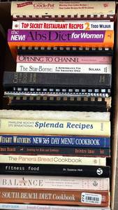 lot 4232 image: Mixed Cookbook Collection - Cooking Diet Health Recipe Books