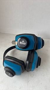 lot 4241 image: Silicoid Hearing Protection Headphones Blue and Black