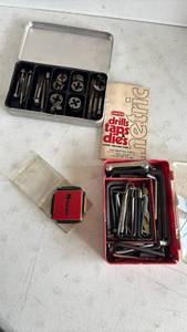 lot 4318 image: Drill Taps and Dies with Assorted Allen Wrenches