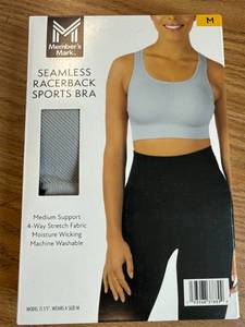 Members Mark Seamless Racerback Bra Size medium