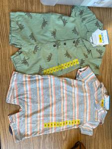 lot 553 image: Carters six month onesies two pack