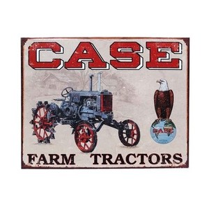 lot 562 image: CASE Farm Tractors 12 x 16 Tin Sign DE-TIN1230
