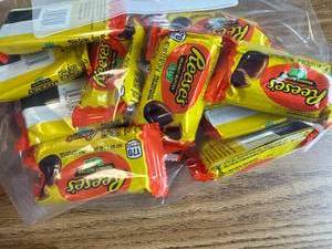 lot 630 image: 12 pack of the Reese s peanut butter, eggs, individually wrapped
