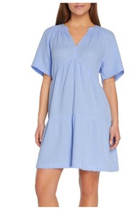 lot 635 image: Gap Womens Gauze Tiered Dress Size L