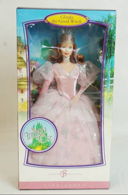 lot 6218 image: The Wizard of Oz - Barbie Collector - PINK LABEL - NEW IN BOX Glinda the Good Witch - HTF NICE