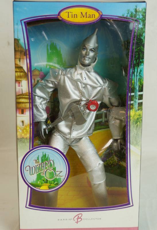 lot 6223 image: The Wizard of Oz - Barbie Collector - PINK LABEL - NEW IN BOX Tin Man - HTF NICE