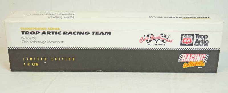 lot 6247 image: Racing Collectibles - Trop Artic Racing Team Phillips 66 Cale Yarborough Motorsports Limited Edition Die Cast Metal Transporter Series - w original box 1991