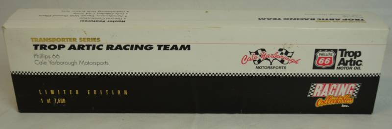 lot 6248 image: Racing Collectibles - Trop Artic Racing Team Phillips 66 Cale Yarborough Motorsports Limited Edition Die Cast Metal Transporter Series - w original box 1991