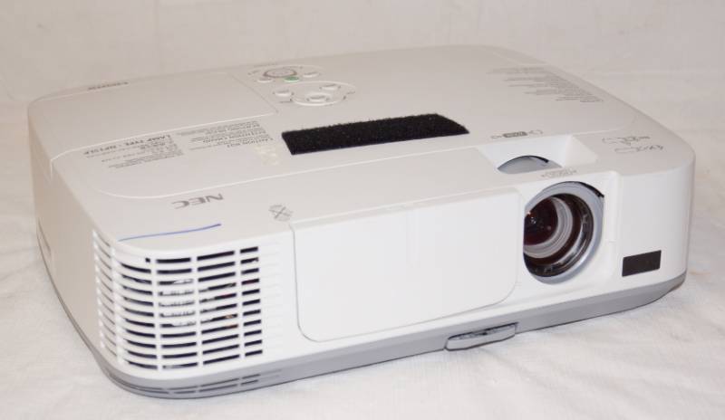 lot 5012 image: Projector - WORKS No cord or cables - See Pics - NEC M# NP-M300X