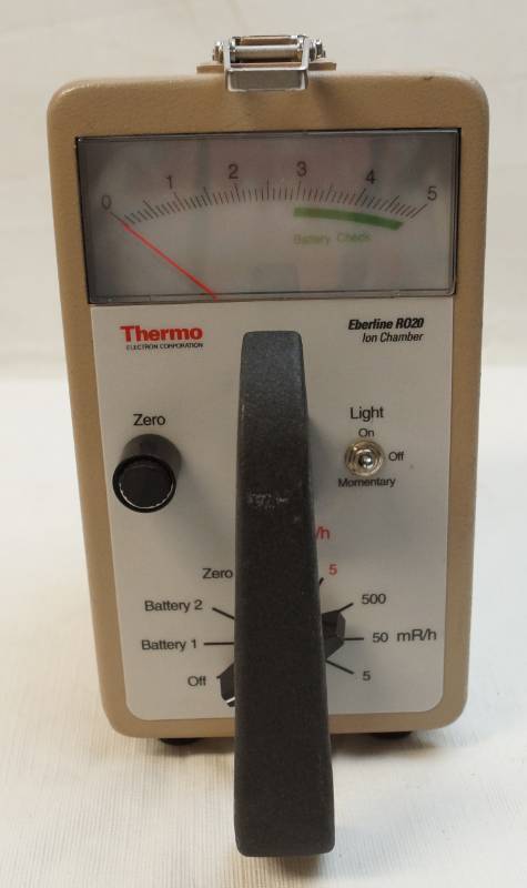 lot 6337 image: Thermo Model RO-20 portable air ionization chamber instrument -see pics for more info