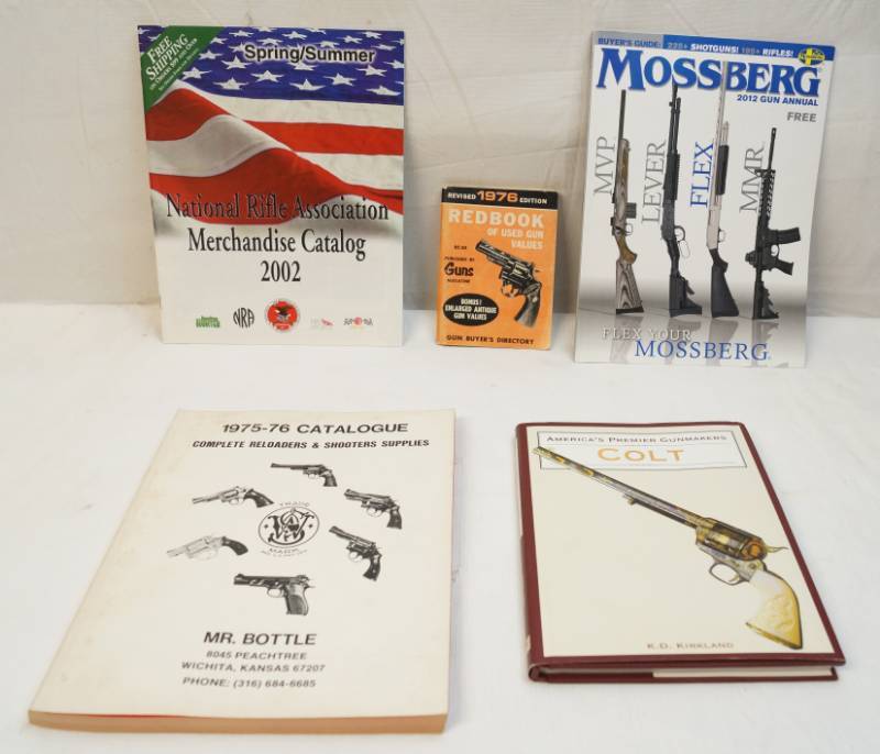 lot 8060 image: Lot of 5 Gun Books - see pics for titles