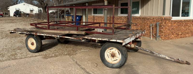 lot 2011 image: Trailer - Hay Wagon - See photos for measurements