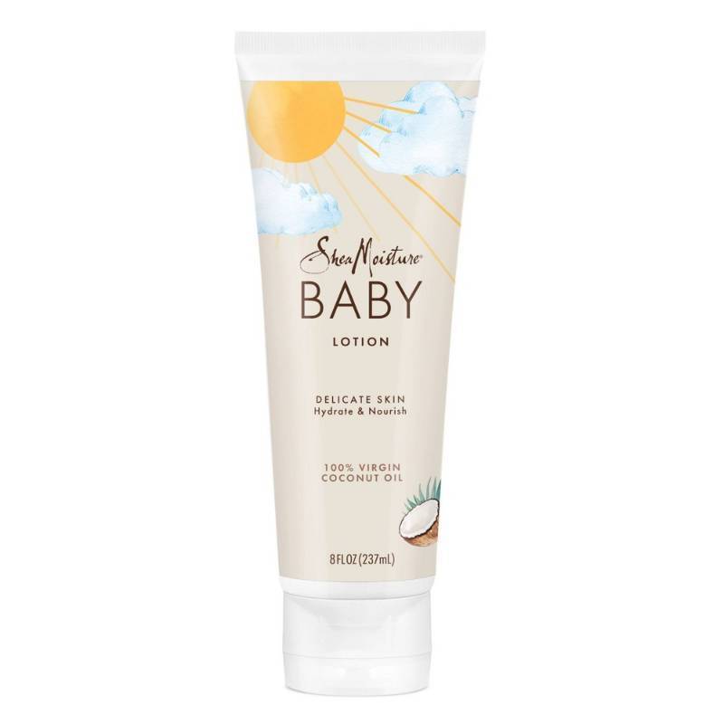 lot 2392 image: SheaMoisture Baby Lotion 100% Virgin Coconut Oil Hydrate & Nourish for Delicate Skin - 8 fl oz - Retail $65