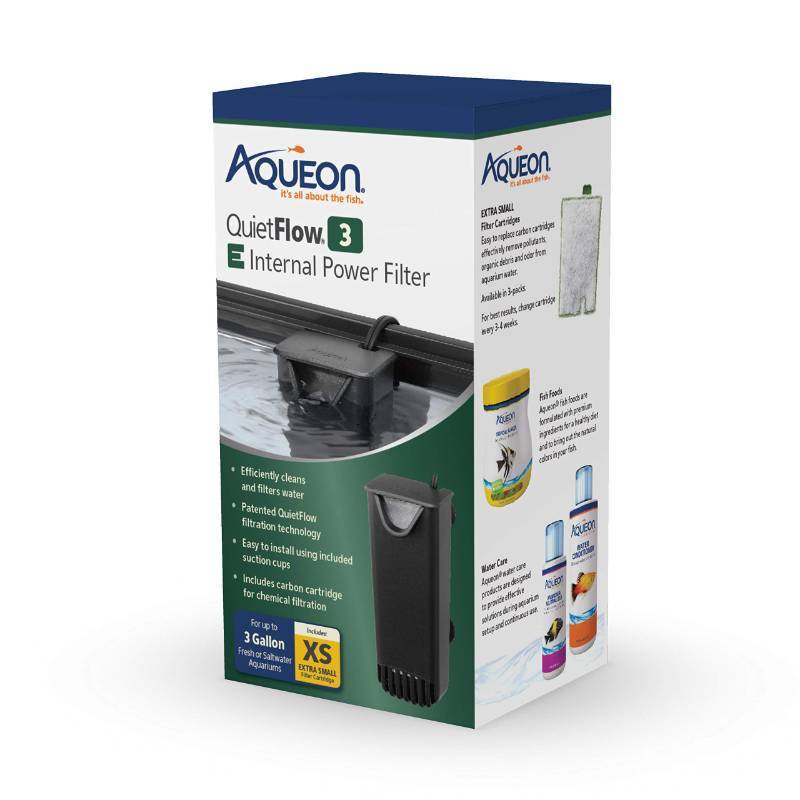 lot 2551 image: Aqueon QuietFlow E Internal Power Filter Extra Small - 3 Gallon - Retail $15