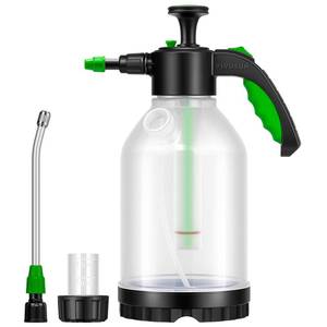 lot 3113 image: VIVOSUN Pump Sprayer, Portable Water Spray Bottle for Spraying Plants, Flowers, Weeds and Cleaning, Hand Pump with Side Filling Port, Measuring Cup, Adjustable Nozzles - Retail $25