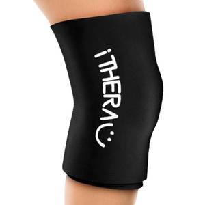 lot 3138 image: I-THERA-U iTHERAU Cold & Hot Therapy Compression Sleeve Gel Ice Pack for Elbow, Calf, Ankle, Knee, Therapy for Sprains, Arthritis, Elbow Pain, Tendonitis - Black,Middle, Medium(Pack of 1) - Retail $17