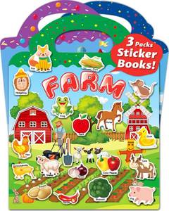 lot 3139 image: Walenced Reusable Sticker Book for Toddlers, Stickers for Kids, Toddler Sticker Book, Toddler Craft Activities, Toddler Travel Toys Boy Girl Birthday Gifts - Retail $14