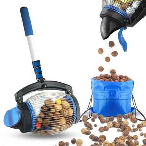 lot 3190 image: Zozen Nut Gatherer, Acorn Picker Upper, Pecan Picker Upper - Directly Dump Outlet, Apply to Acorn, Pecan, Buckeyes, Hickory Nuts, Nerf Balls, Golf Balls, Objects Size 38 to 1 1 Gallon - Retail $40