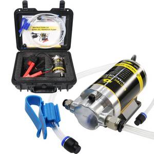 lot 3258 image: FACFUEL Electric Oil Extractor Pump, Engine Oil Change Pump 1224V, Transmission Suction Pump with 100W Motor & Longer Hose, Oil Transfer Pump for Hydraulic, Differential, Gear, Lubricating Oil - Retail $85