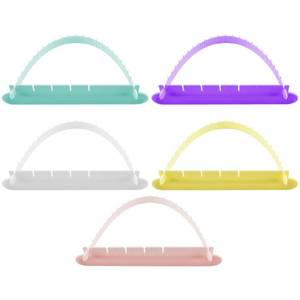 lot 3334 image: Wshxjzyay 5 Pack Cake Arch Guide Tool, Cake Writing Tools, Convenient for Controlling the Size and Position of the Arc, Convenient for Beginners to Use - Retail $6
