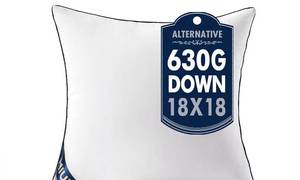 lot 3399 image: MIULEE 18x18 Pillow Inserts Throw Pillow 18 Inch Premium Down Alternative Pillow Inserts Decorative Pillow Stuffer for Sofa, Couch (18x18 inch) - Retail $13
