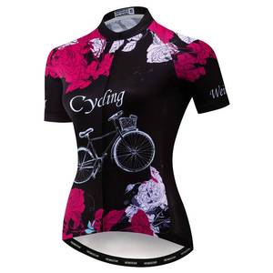 lot 3450 image: Womens Cycling Jersey, Short Sleeved Bike Shirt Mountain Jersey Comfortable Quick Dry Wear Top Medium  - Retail $29