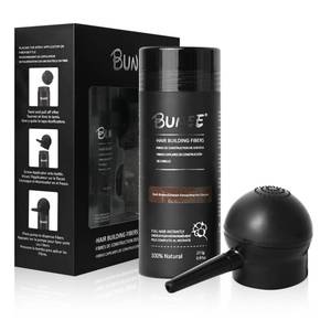 lot 3497 image: Hair Building Fibers for Thinning Hair for Men Women, 2-in-1 Kit- Enhancements Barber Spray, Thicker Fuller Hair Beard & Hairlines Instantly with Spray Applicator Nozzle, Natural Formula (Dark Brown) - Retail $16