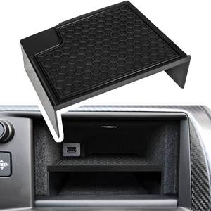 lot 3529 image: E-cowlboy Dashboard Display Storage Bin Tray Holder for Chevrolet Corvette C7 Z06 Z51 ZR1 Stingray Grand Sport 2014 2015 2016 2017 2018 2019 Interior Accessories Dash Organizer Shelf Container Black&nbsp&nbsp