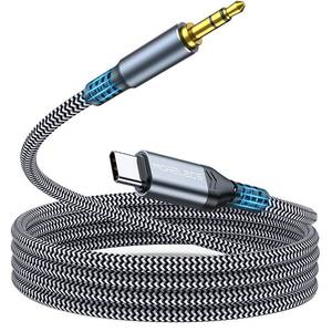 lot 3549 image: MORELECS Aux to USB C, 3.3ft Aux Cord to USB C Compatible with iPhone 151617, Galaxy S24S23, iPad Pro, Pixel - Type C to 3.5mm Cord for Car, Headphones, Speakers&nbsp