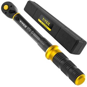 lot 3571 image: YIYEIE Upgrade 14 Drive Torque Wrench, 10-230 in.lb1.1-26 Nm, Small Inch Pound Torque Wrench for Bike, MTB, Bicycle & Motorcycle, �3% High Accuracy, with Easy-to-Use Locking Ring - Retail $28