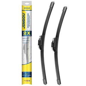 lot 3596 image: JINGOU 24  14 Front Windshield Wiper Blades Compatible with Since 2020 Chevrolet Spark,2016 Chevrolet Spark EV OEM QUALITY Premium All-Season Automotive Replacement Wipers(Pack of 2)&nbsp