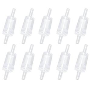 lot 3651 image: AQUANEAT Aquarium Check Valve, One Way Non Return Valve for Air Pump, Fish Tank Accessories, 10pcs (Clear)&nbsp