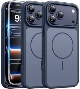lot 3677 image: FNTCASE for iPhone 17 Pro-Max Case Magnetic Phone Cases with Screen Protector Compatible with Magsafe Slim Rugged Shockproof Protective Dual-Tone Design Cell Cover&nbsp&nbsp