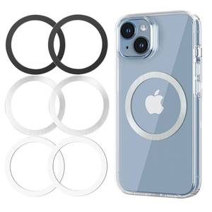 lot 3721 image: KALAPOP Metal Rings 6PCS,Ultra-Thin(0.4mm)for MagSafe StickerMagnetic AdapterPhone CasesWireless charger,Compatible with iPhone 17Air16151413,Galaxy S24S23S22Kindle,For Mag Safe Accessories&nbsp