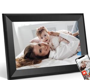 lot 3728 image: Uhale Digital Picture Frame 10.1 inch IPS Touch Screen Digital Photo Frame WiFi Enabled��Wall Mountable��Auto-Rotate Send Best Wishes via Uhale App-for Familie Friends or Grandparents Gift - Retail $40