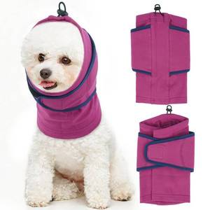 lot 3755 image: IDOMIK Dog Ear Muffs Noise Protection, Dog Calming Hoodie for Anxiety Relief, Soft Double-Layer No Shake Head Wraps, Quiet Ear Covers for Thunderstorm, Firework, Bath, Grooming &amp Blow Drying,Purple,S&nbsp