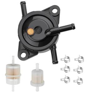 lot 3792 image: Ferilter Fuel Pump for Kawasaki 18-24HP FR691V FR651V FR730V FR541V FR600V FS600V FS481V FS541V FS651V FS691V FS730V 18HP 21.5HP 22HP 23HP 24HP Engine Fuel Filter Fuel Pump Clamps Kit&nbsp