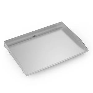 lot 4095 image: Stanbroil 22 Inch Stainless Steel Flat Top Griddle Replacement Top for Blackstone 22 Tabletop Griddle Station, Griddle Top Replacement with Rear Grease System - Retail $150