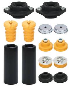 lot 4097 image: WayJun Rear Upper Lower Shock Mounts Grommets & Bump Stops Kit Compatible with Select BMW E82 E87 E90 E92 128i 135i 323i 325xi 328i 328xi 330i 335i 335d Models Shock Absorber Grommets Bump Stops Kit - Retail $33