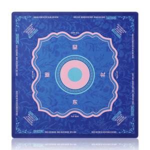 lot 4128 image: zovadros Monet Garden Mahjong Mat 31.5 x 31.5, Non-Slip Rubber Base & Soft Plush Surface, Elegant Floral Game Table Cover for American Mahjong, Bridge & Board Games, Noise Reducing - Retail $30