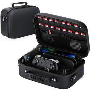lot 4158 image: Mozuper Switch 2 Case for Nintendo Switch 2 2025, Portable Travel Hard Full Protection Custom Velcro Partition Soft Lining All In One Carrying Case for Switch 2 Console Pro Controller Accessories - Retail $20