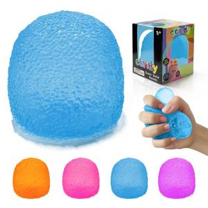 lot 4211 image: Stress Balls-Gumdrop Squishy Stress for Kids and Adults, Super Solid Squeeze Ball, Sensory for Stress Relief, Birthday, Easter Basket Stuffers and Party Favors (Blue)&nbsp&nbsp