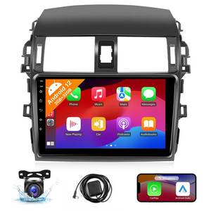 lot 4241 image: Naifay Android Car Radio for Toyota Corolla 2009 2010 2011 2012 2013 with Wireless Carplay Android Auto, 232G 9 inch Touch Screen for Corolla Stereo Bluetooth Car Audio Receivers In Dash GPS WiFi SWC - Retail $106